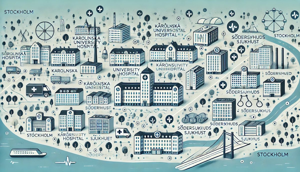 Vad heter alla sjukhus i Stockholm